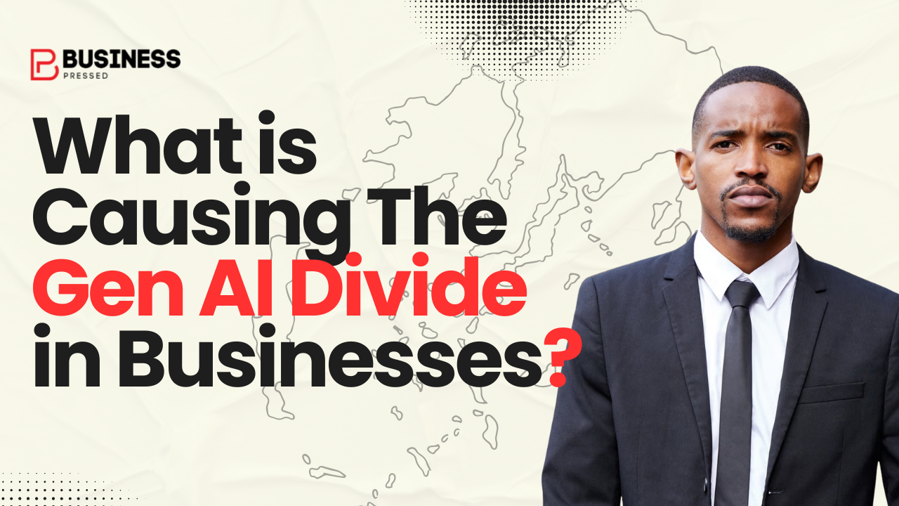What is causing the GenAI divide in business AI adoption by 2026
