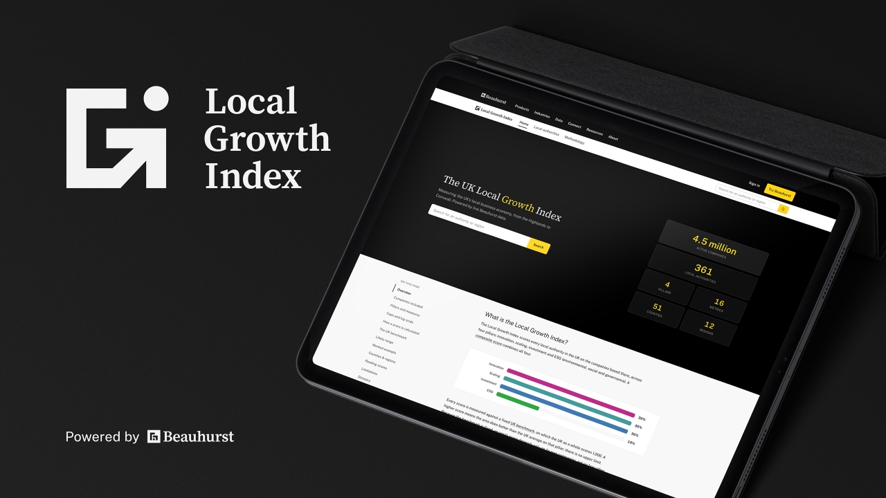 Britain’s best-performing local economies revealed in “UK’s most comprehensive growth index”