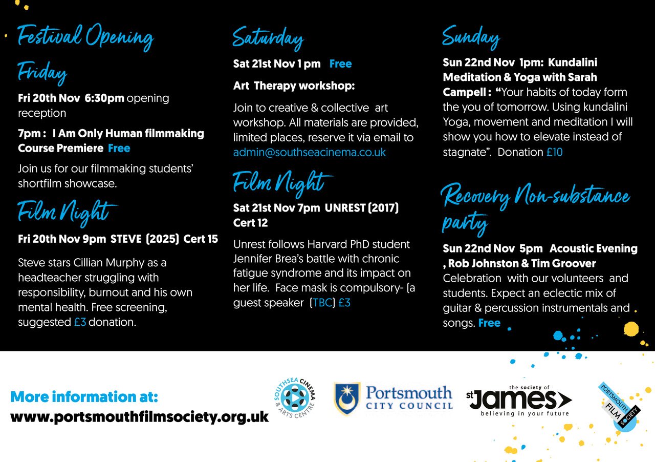 Portsmouth Film Society Recovery Festival 2026
