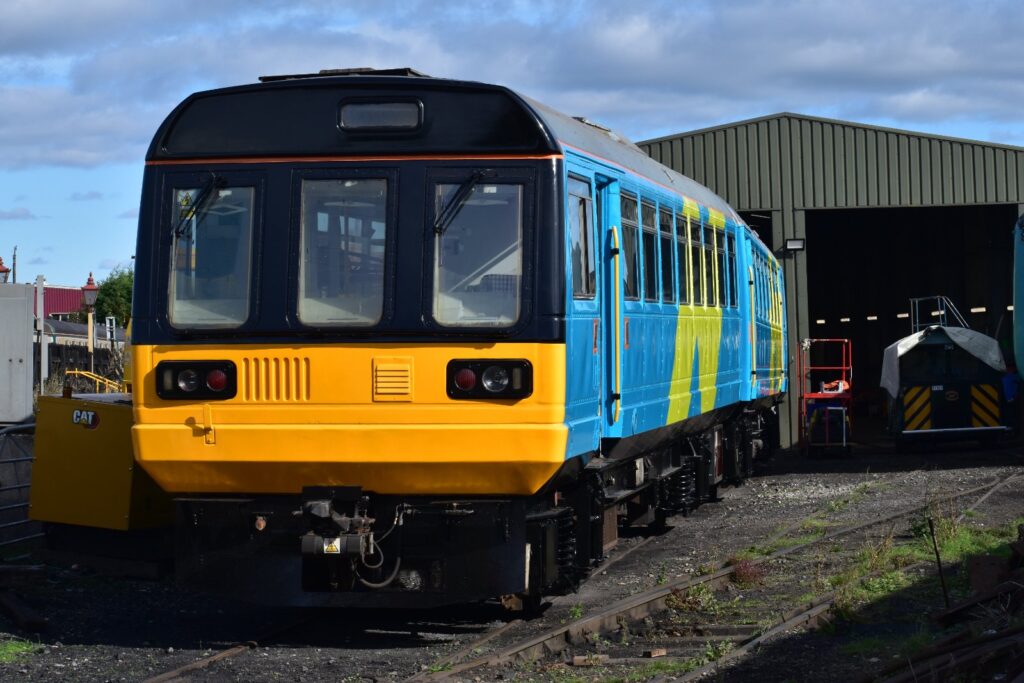 Wensleydale Railway class 142 train in Northern Spirit livery